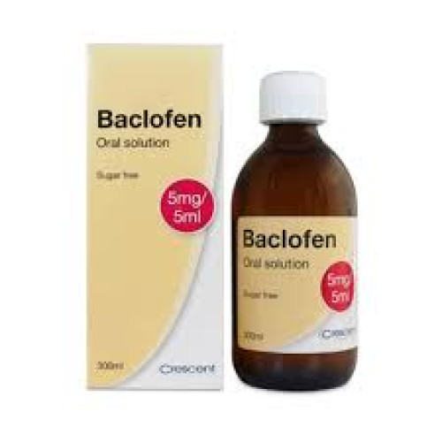 Baclofen 5mg/5ml Oral suspension (sugar-free) (300 ml)